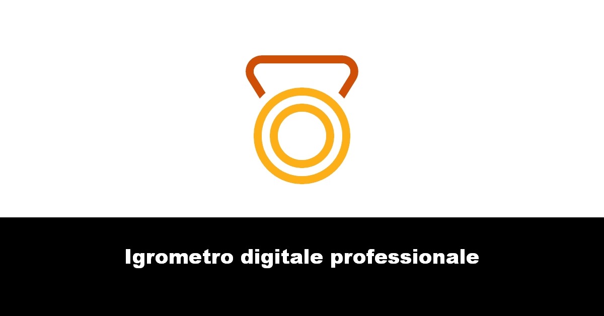 Igrometro digitale professionale