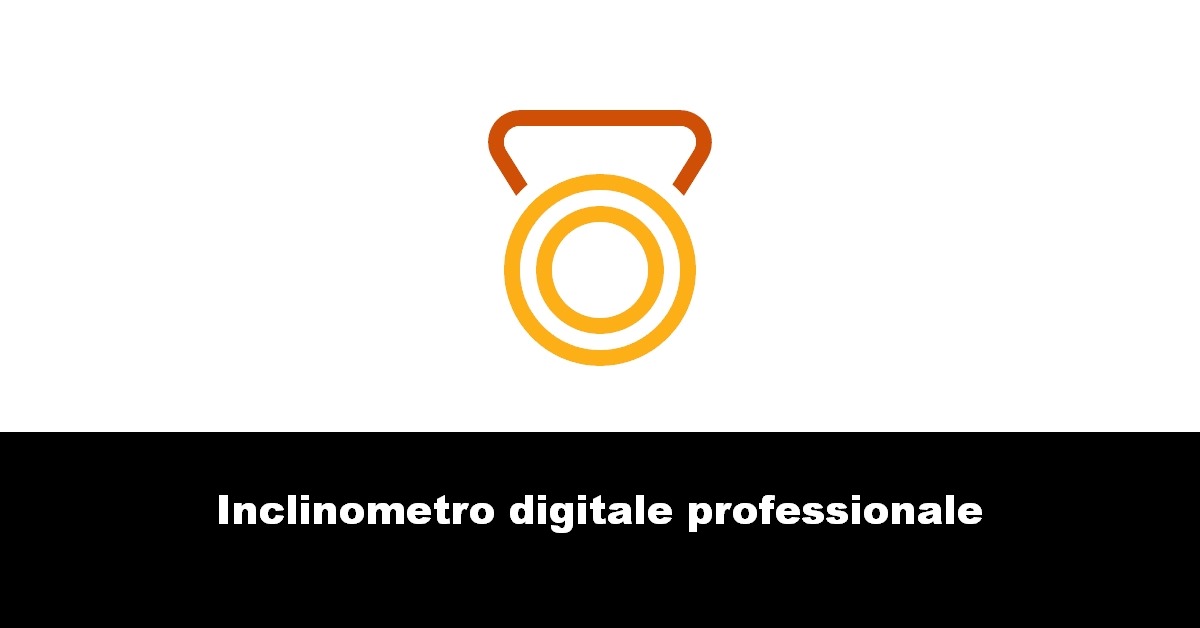 Inclinometro digitale professionale