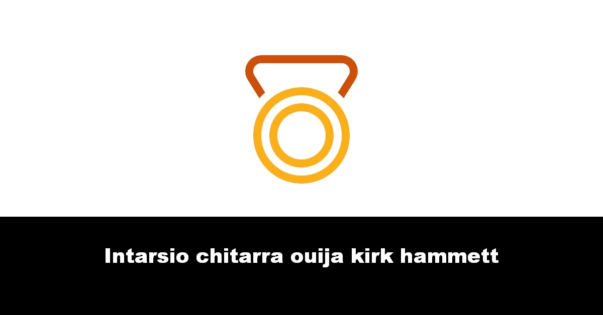 Intarsio chitarra ouija kirk hammett