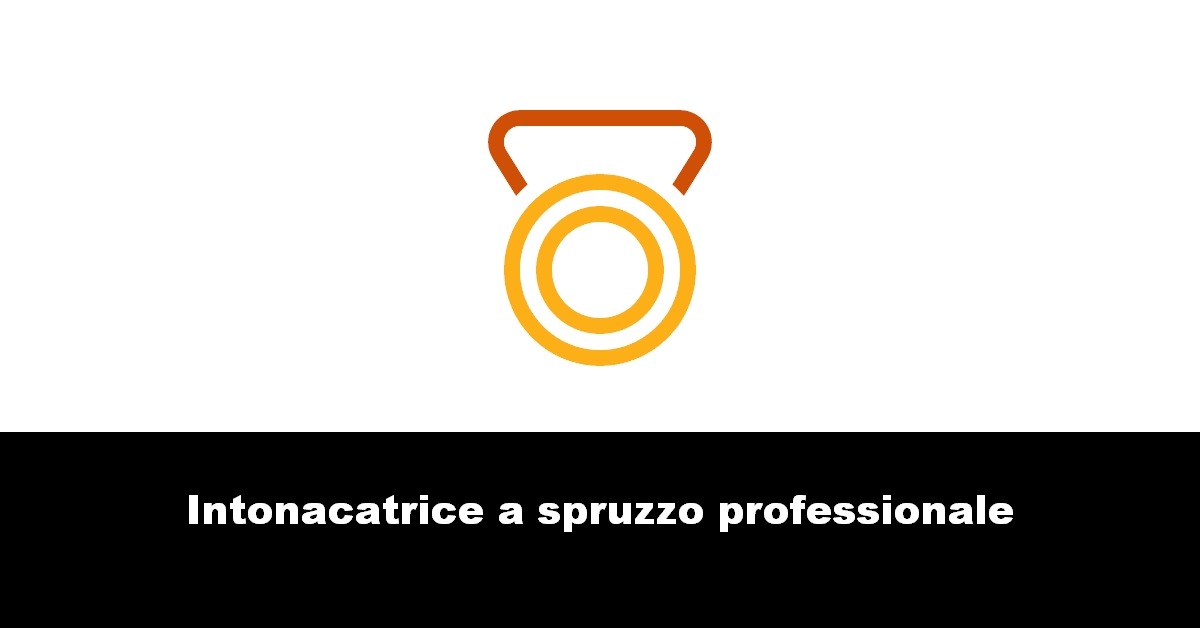 Intonacatrice a spruzzo professionale