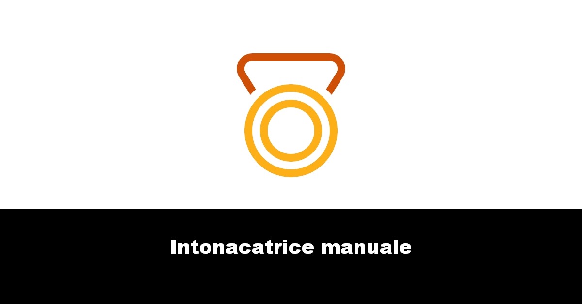 Intonacatrice manuale