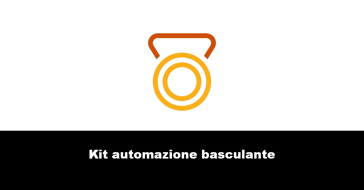 Kit automazione basculante