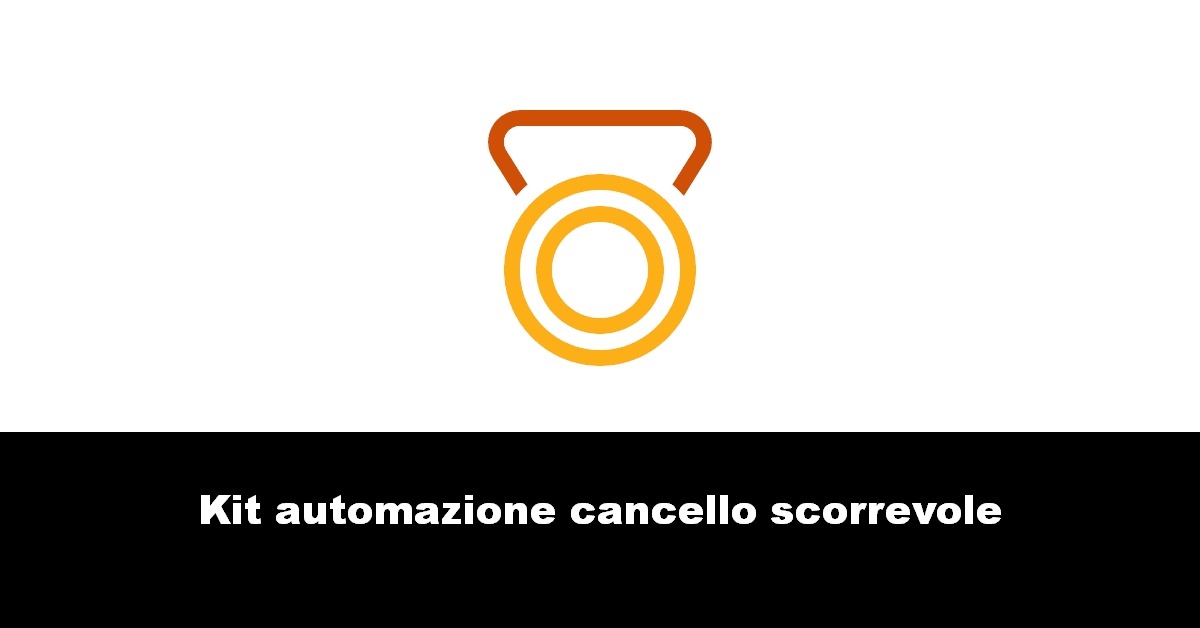 Kit automazione cancello scorrevole