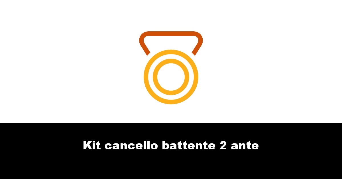 Kit cancello battente 2 ante