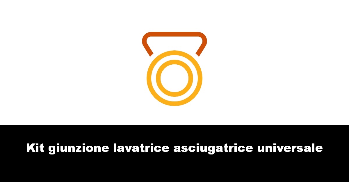 Kit giunzione lavatrice asciugatrice universale