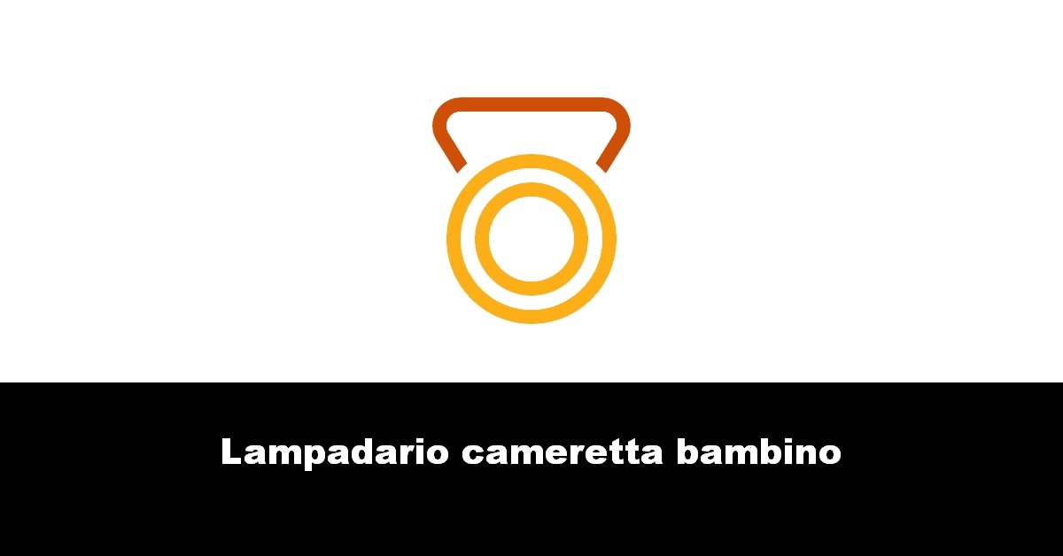 Lampadario cameretta bambino