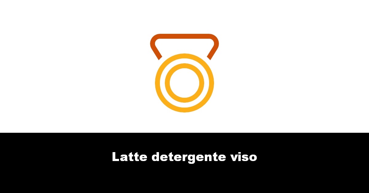 Latte detergente viso