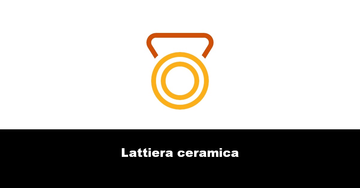 Lattiera ceramica