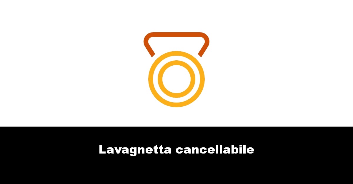 Lavagnetta cancellabile