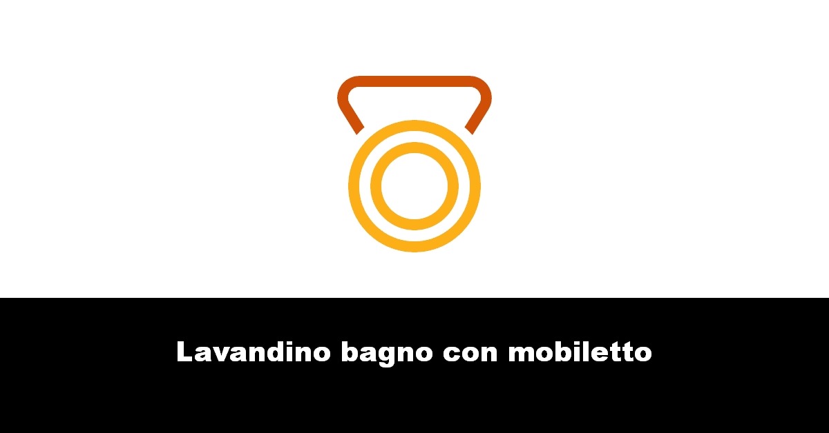 Lavandino bagno con mobiletto