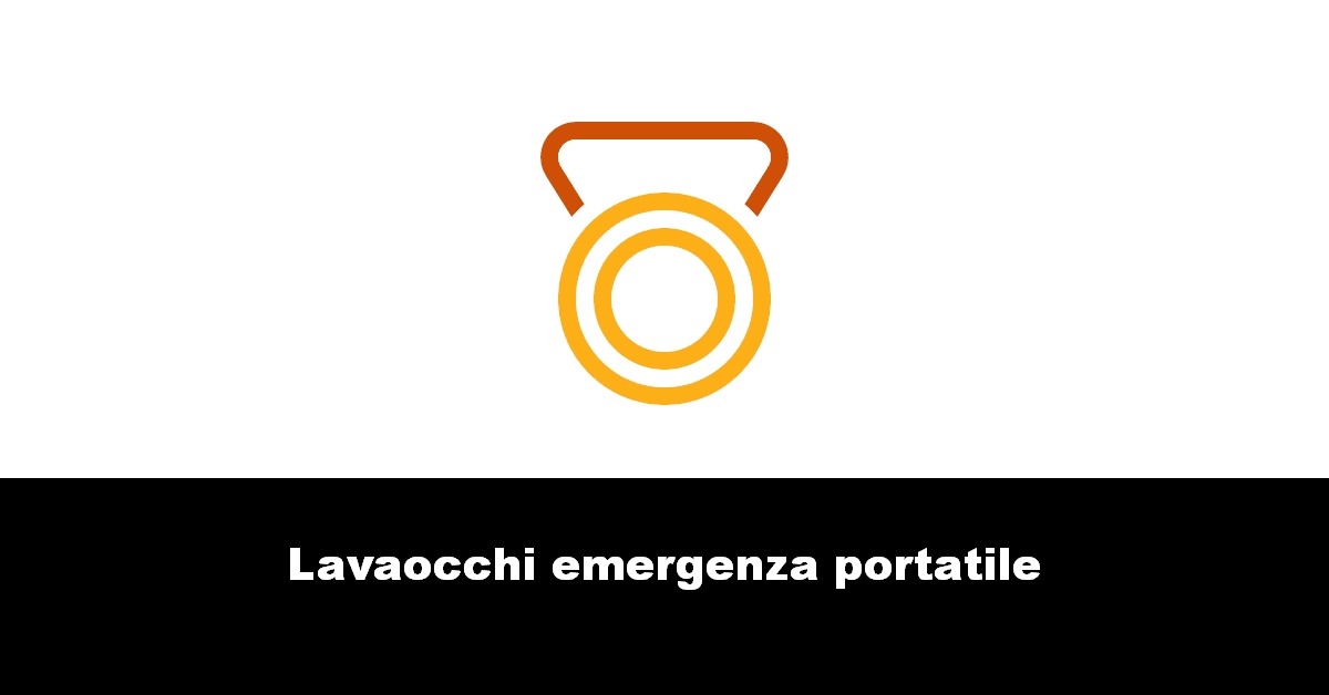 Lavaocchi emergenza portatile