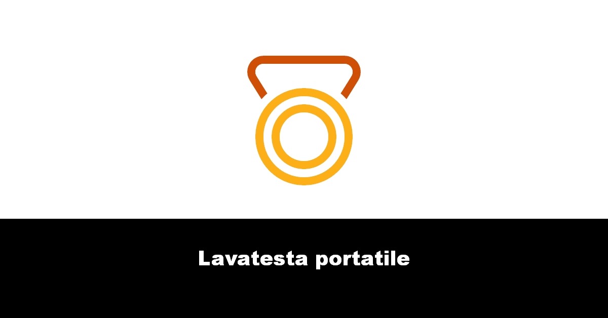 Lavatesta portatile