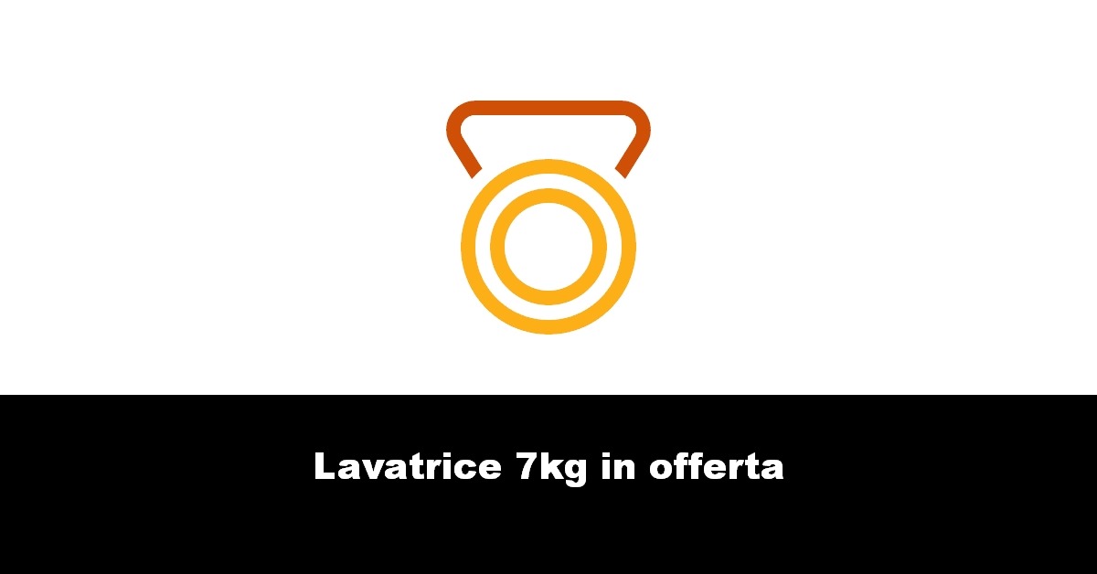 Lavatrice 7kg in offerta