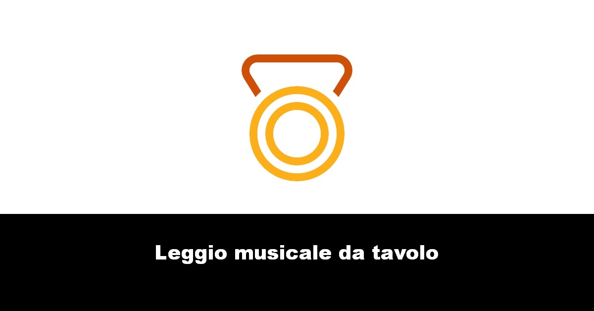 Leggio musicale da tavolo