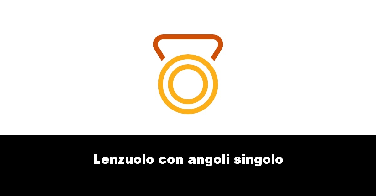 Lenzuolo con angoli singolo