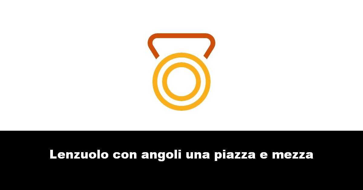 Lenzuolo con angoli una piazza e mezza