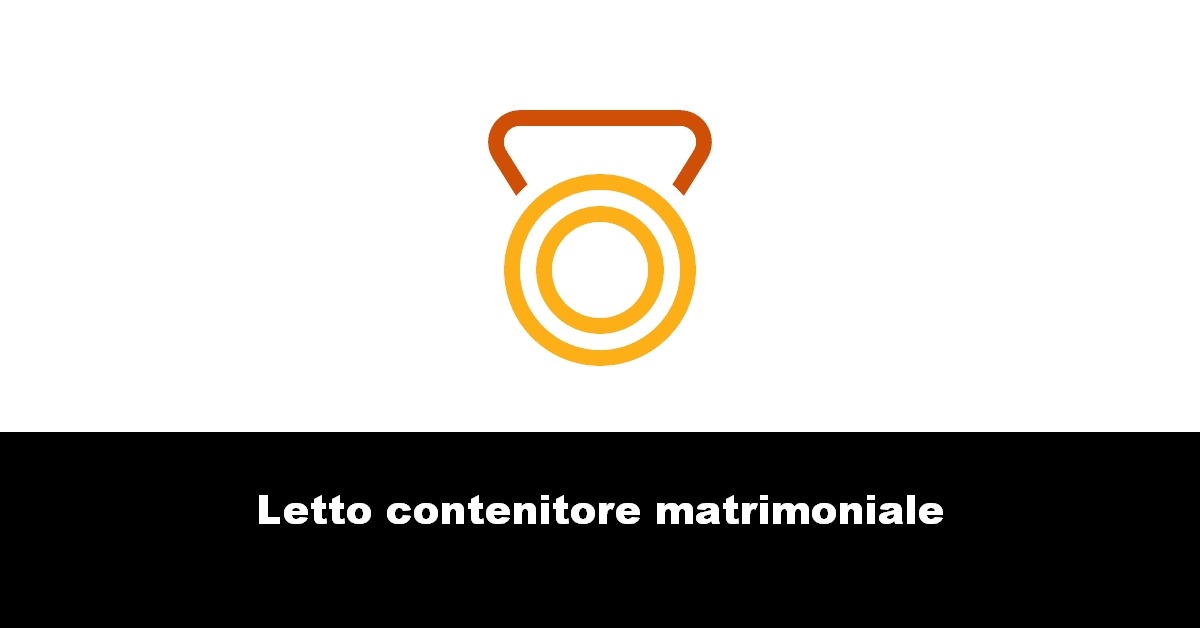 Letto contenitore matrimoniale