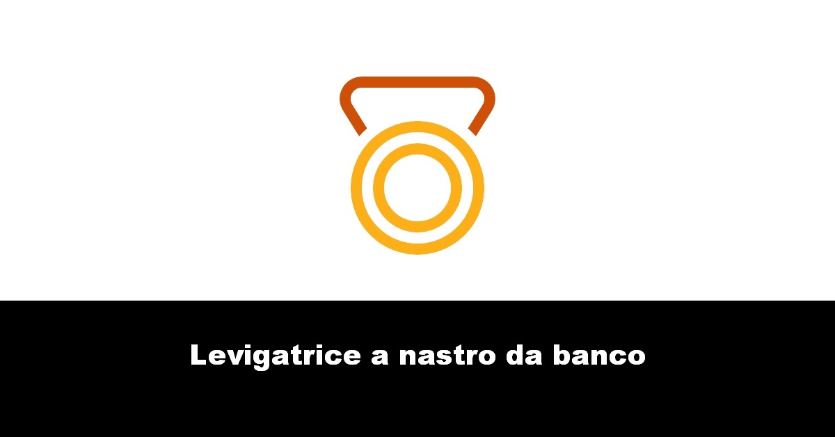 Levigatrice a nastro da banco