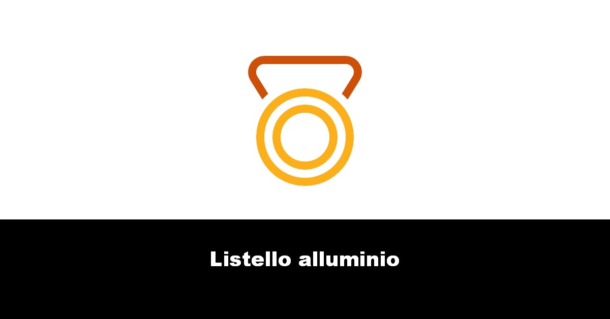 Listello alluminio