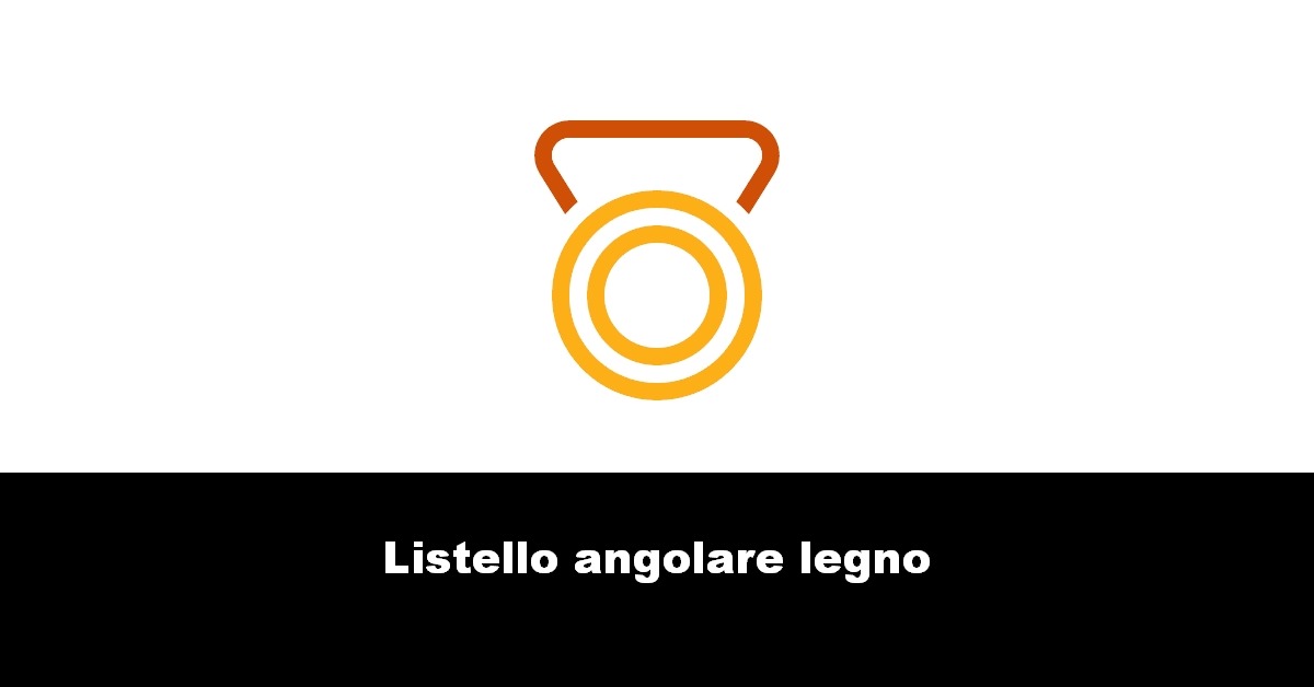 Listello angolare legno