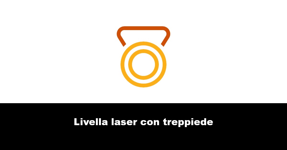 Livella laser con treppiede