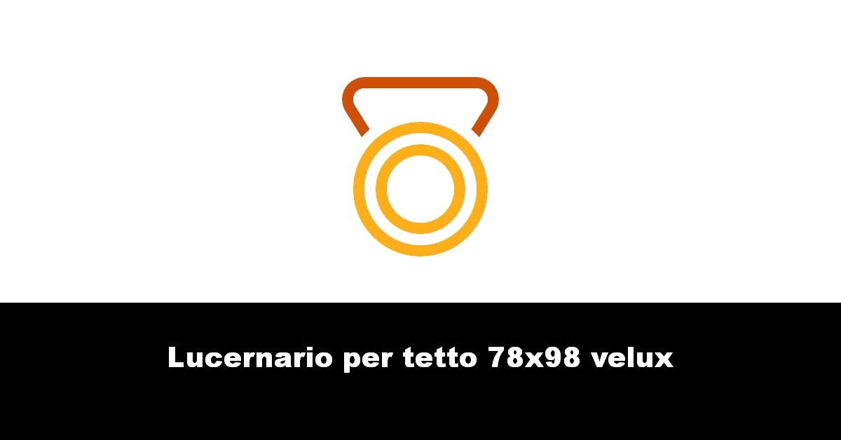 Lucernario per tetto 78×98 velux