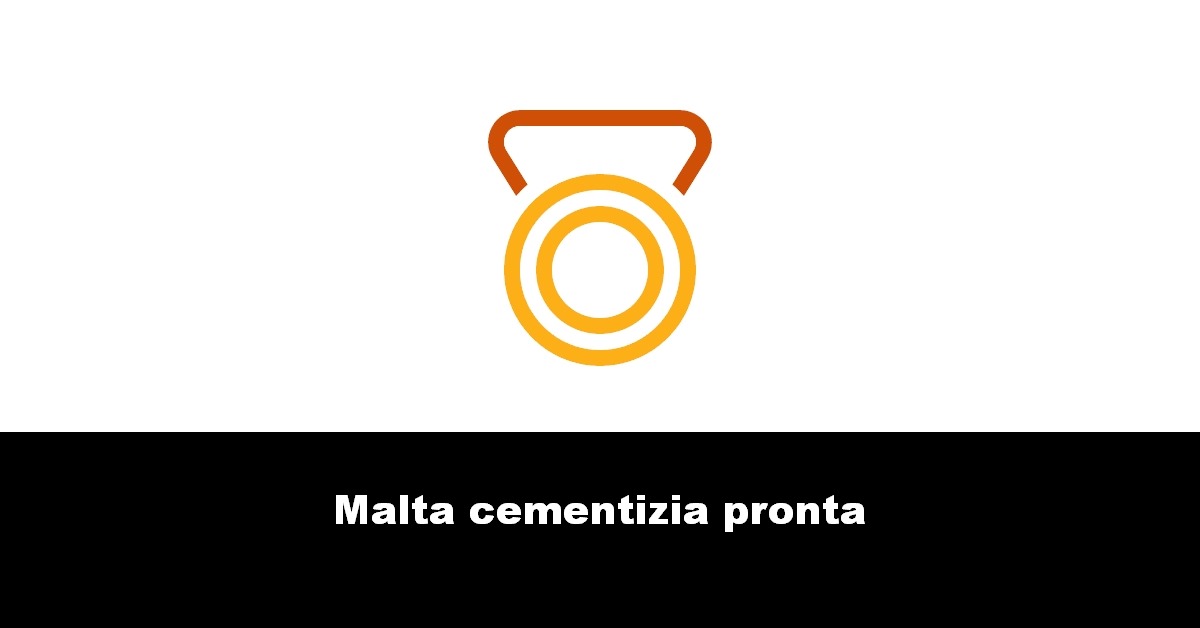 Malta cementizia pronta