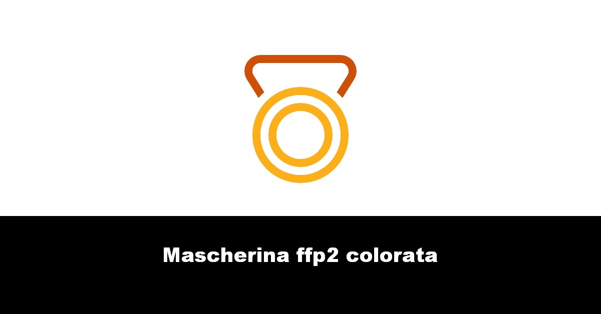 Mascherina ffp2 colorata