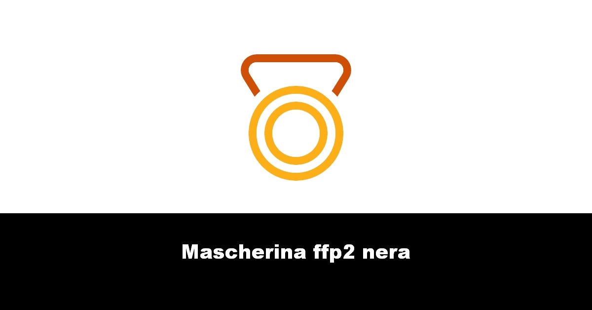 Mascherina ffp2 nera