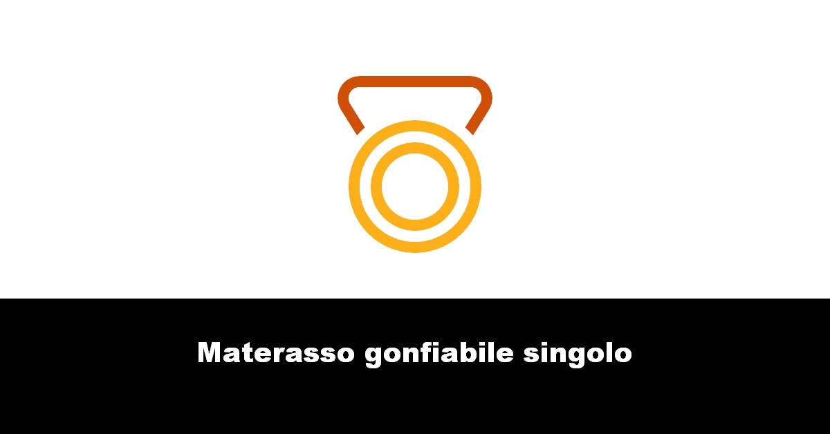 Materasso gonfiabile singolo