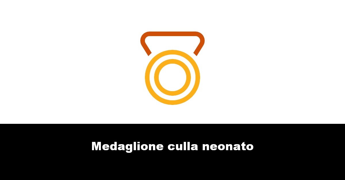 Medaglione culla neonato