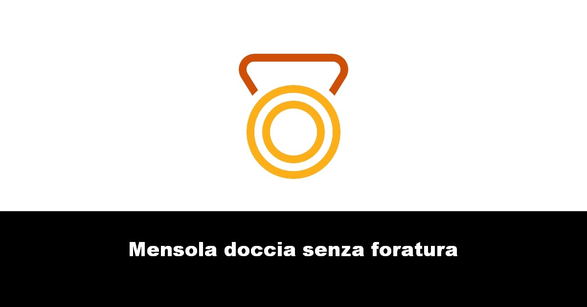 Mensola doccia senza foratura