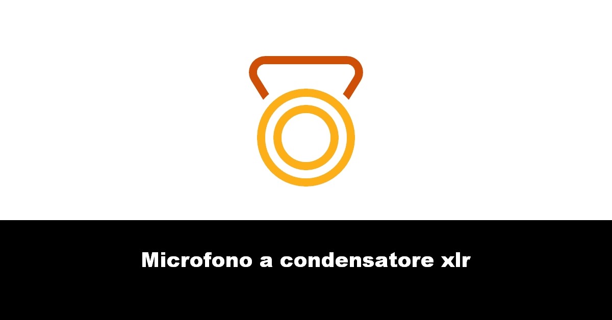 Microfono a condensatore xlr