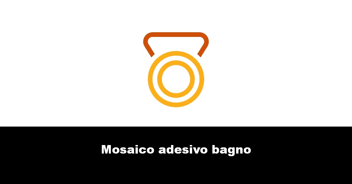 Mosaico adesivo bagno