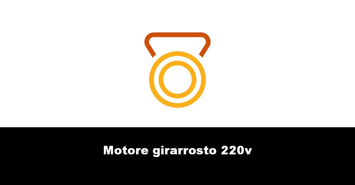 Motore girarrosto 220v