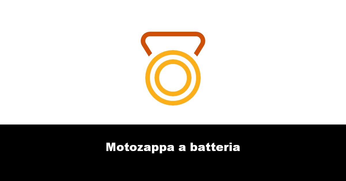 Motozappa a batteria