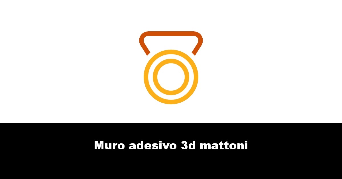 Muro adesivo 3d mattoni