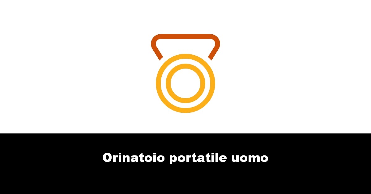 Orinatoio portatile uomo