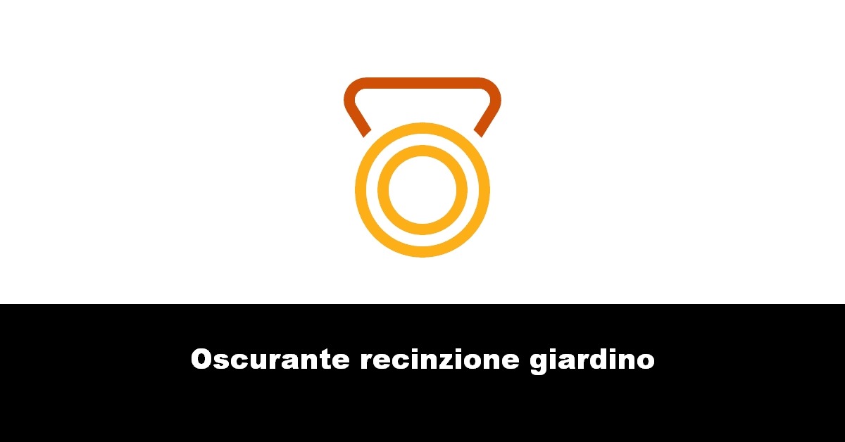 Oscurante recinzione giardino