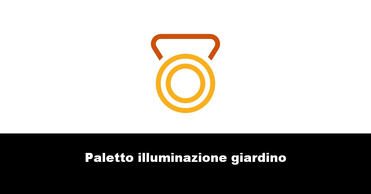 Paletto illuminazione giardino