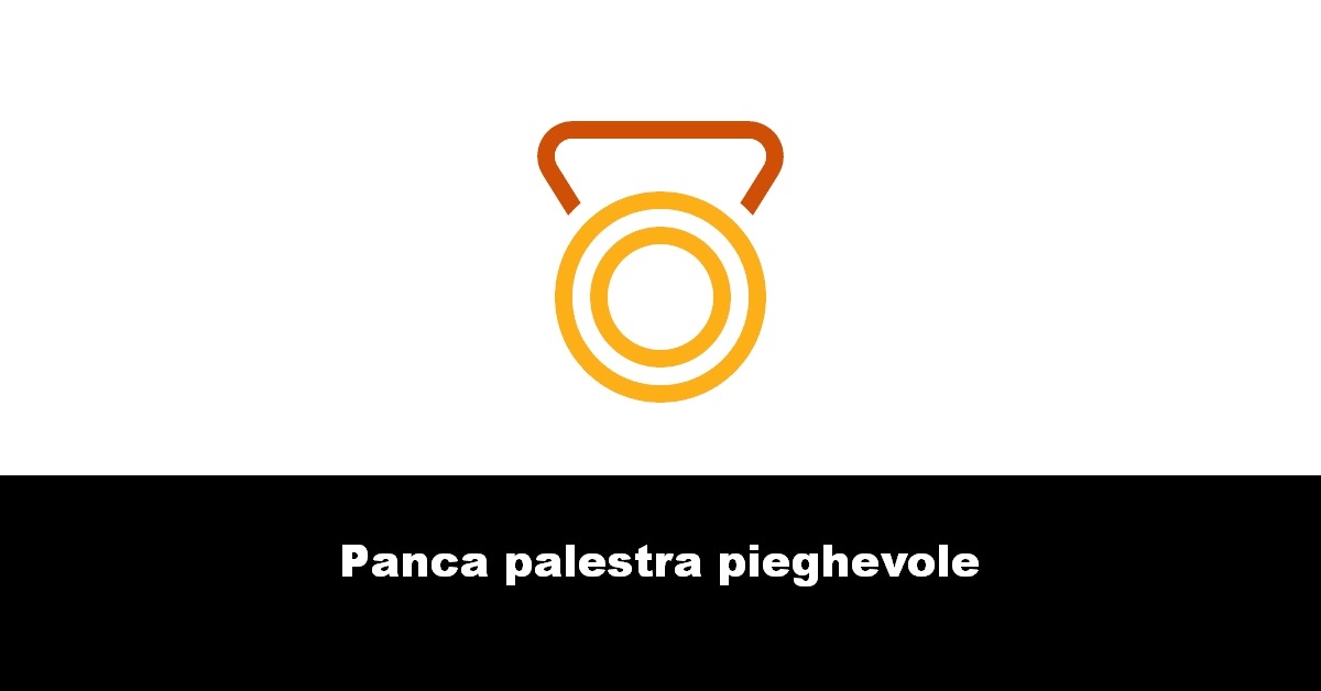 Panca palestra pieghevole