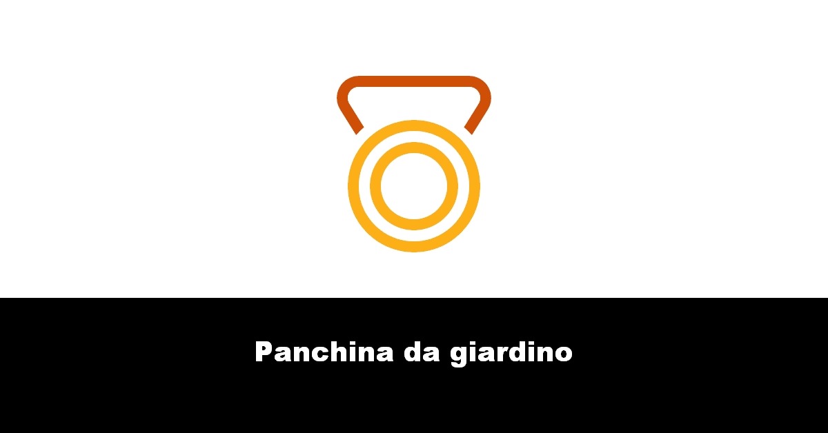 Panchina da giardino