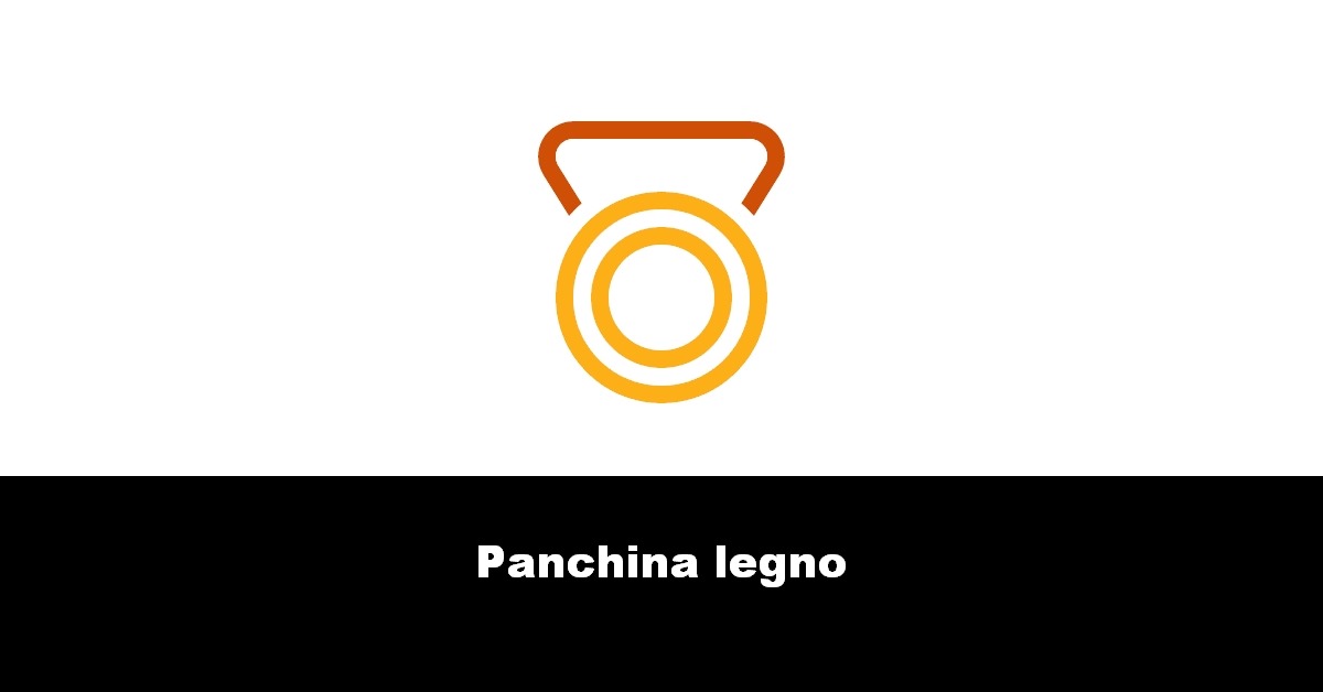 Panchina legno