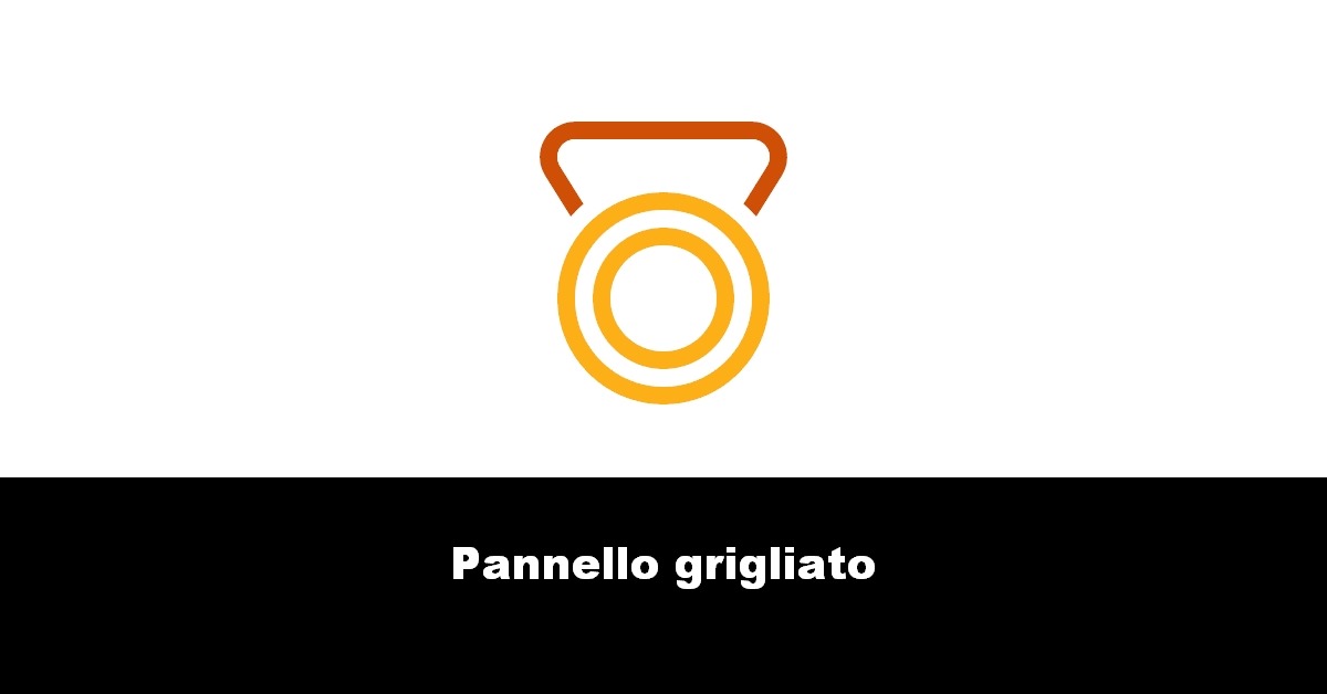 Pannello grigliato