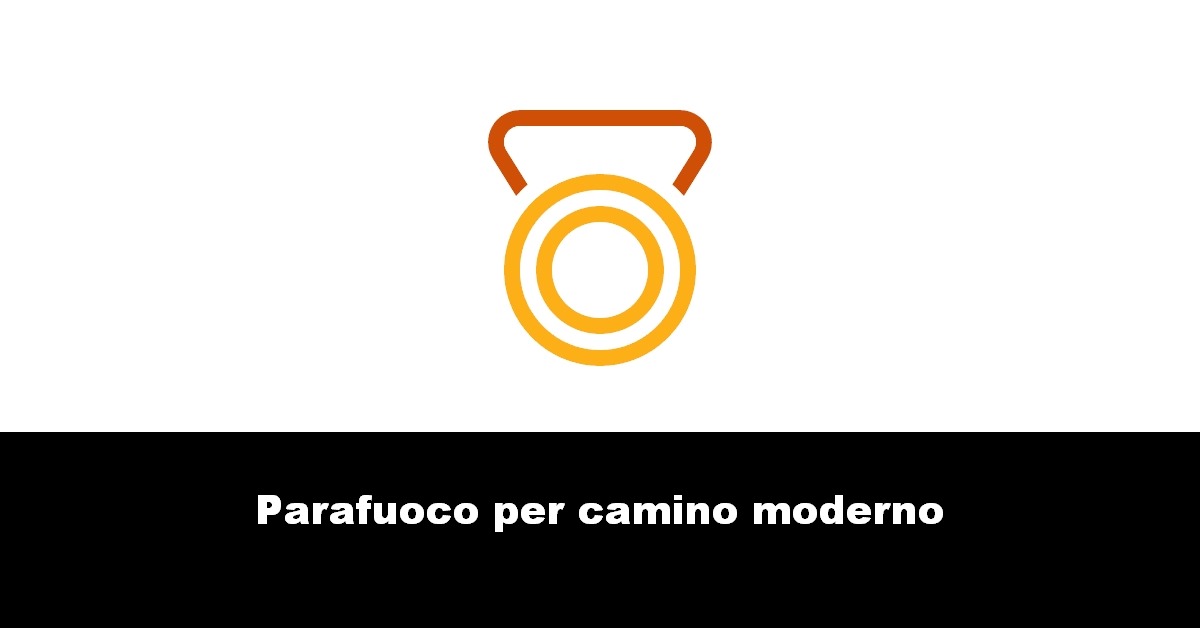 Parafuoco per camino moderno