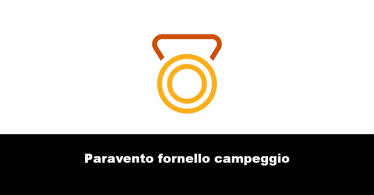 Paravento fornello campeggio