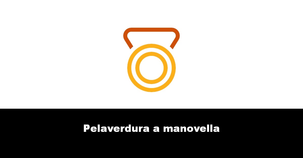 Pelaverdura a manovella