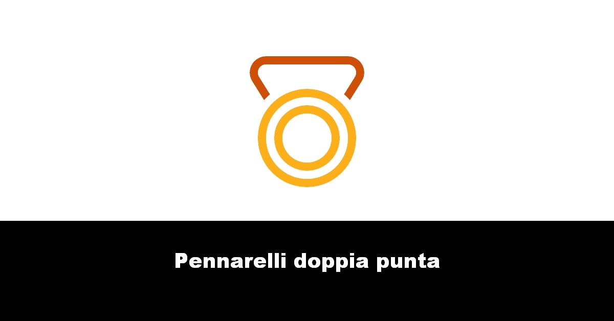 Pennarelli doppia punta