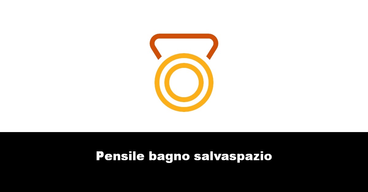 Pensile bagno salvaspazio