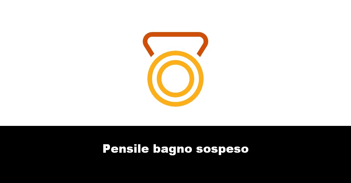 Pensile bagno sospeso